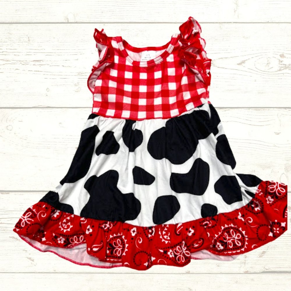 Boutique Toddler Western Cowgirl Dress